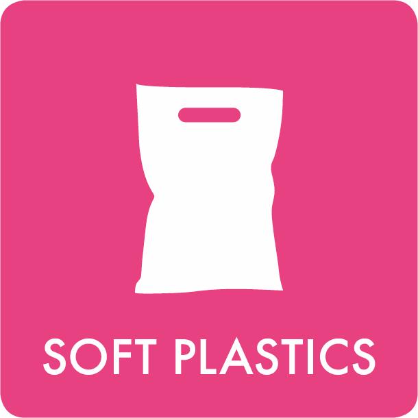 Piktogram Soft plastics 12x12 cm Självhäftande Rosa